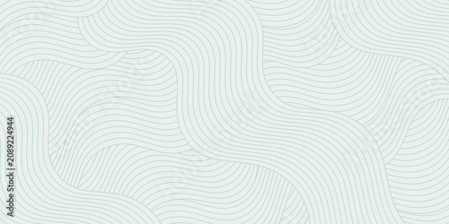 Contemporary green countryside background with smooth curves and modern style.