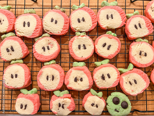 Apple and monster cookies