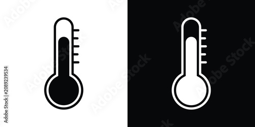 Fényképezés Temperature icon