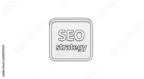 SEO strategy business marketing concept icon