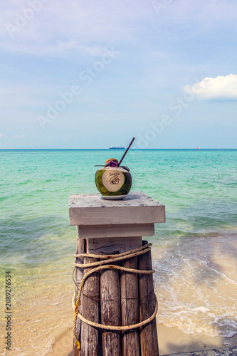 Quadro su tela Impressions of Ko Samui, Thailand's second largest island, is located in the Gulf of Thailand off the east coast of the Isthmus of Kra