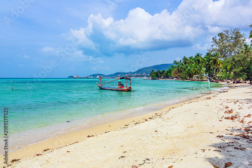 Obraz na plátně Impressions of Ko Samui, Thailand's second largest island, is located in the Gulf of Thailand off the east coast of the Isthmus of Kra