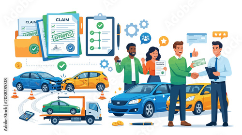 Car Accident Claim Approved: Insurance, Repair, and Recovery Handshake