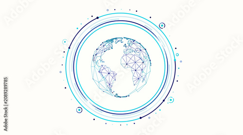 global network earth connections