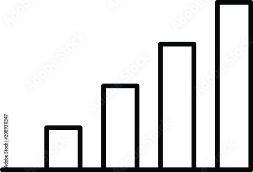 business graph on tablet computer