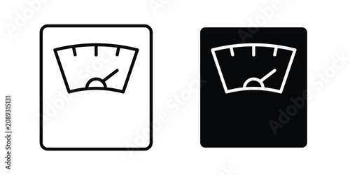 Quadro su tela Weight scale icon