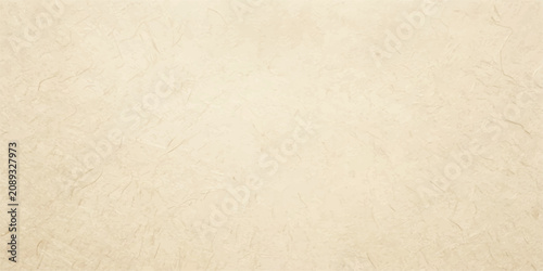 Obraz na plátne Natural handmade paper texture background with soft beige coloration and scatter