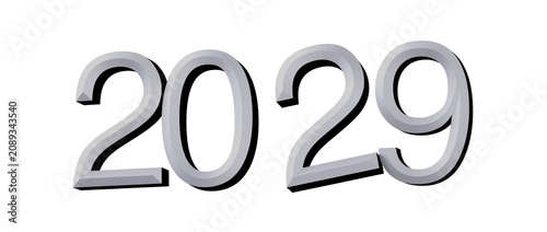 Modern 3D render of the yea...