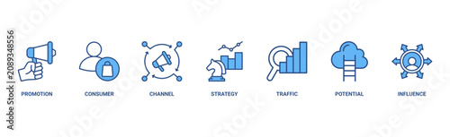 Fotografía Lead Generation Banner Web Icon Vector Illustration Concept with Icons of Prospe
