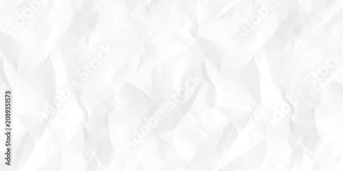 Tableau sur toile white crumpled paper