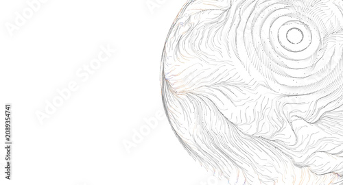 Intricate linear pattern cr...