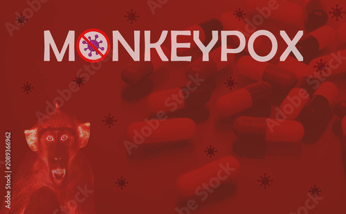 Foto Monkeypox outbreak concept