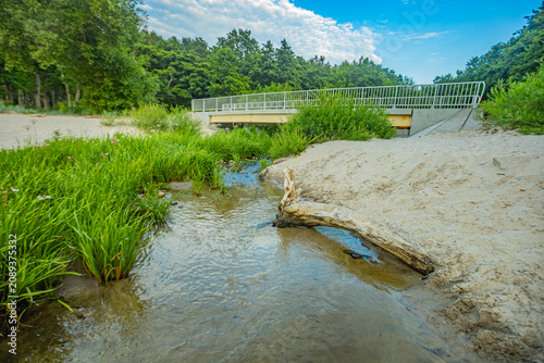 Fotografía Zabava river on the Baltic Sea beaches