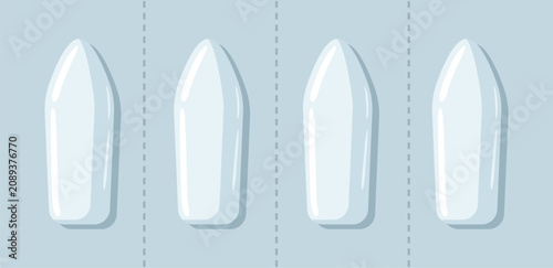 Foto Medical suppositories pack providing medication for health and treatment