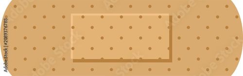 Obraz na plátně Adhesive bandage providing protection and care for minor injuries