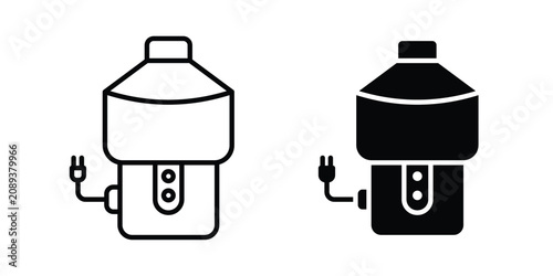 Photos Garbage disposal icon simple drawings set