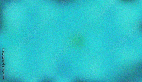 Obraz na plátně Calm teal cyan hue presenting a soft vignetting effect and delicate uniform nois