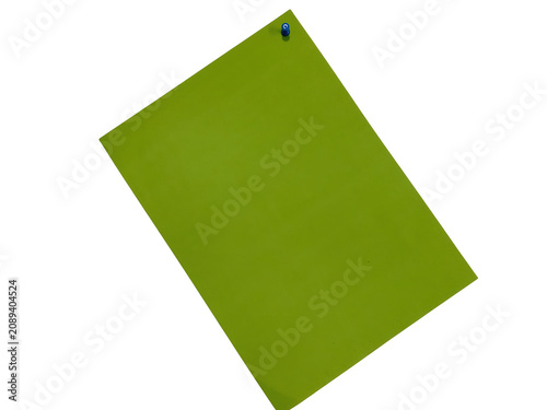 Foto Geometric green parallelogram shape with slight tilt