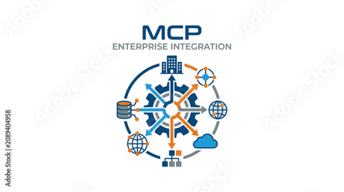 MCP Enterprise Integration Concept: Connecting Systems, Data, and Cloud