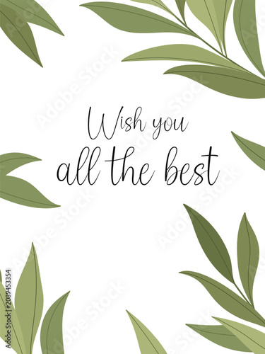 Wish you all the best card
