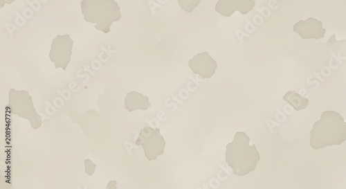 Beige background, with scattered irregular, dark spots, resembling, a subtle animal, print pattern or, watercolor paint stains
