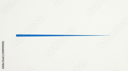 Blue Diagonal Line on White Background for Graphic Templates and Website Dividers
