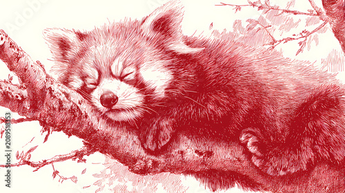Intricate Charcoal Drawing Monochrome Wildlife Study