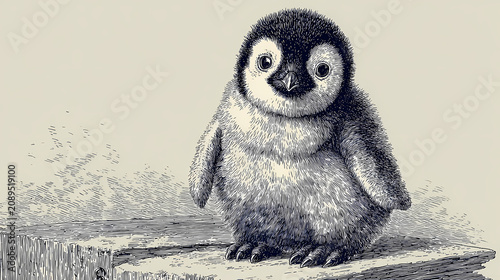 Intricate Wildlife Pencil Drawing Animal Illustration Style