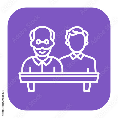 Konstfotografi Generation Gap Bridge Icon