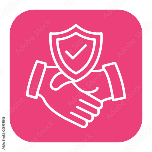 Tableau sur toile Trust Icon