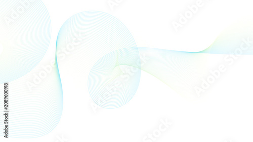 Modern minimalist wavy line art texture on white background