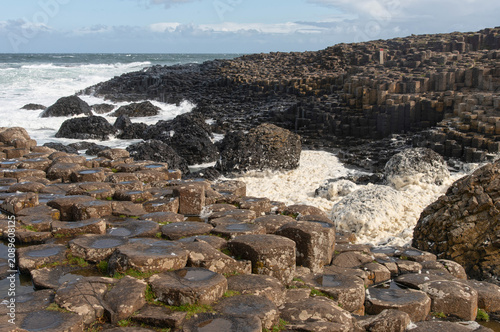 Rock Formations at Giant's Causeway