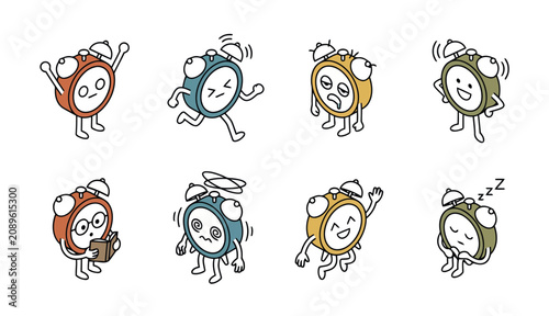 Konstfotografi Cartoon Hamster Characters Emotions.
