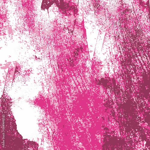 Grungy pink and white painted distressed texture surface with distressed