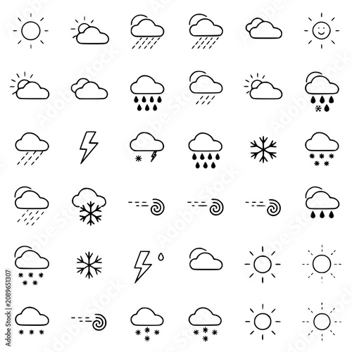weather icons set