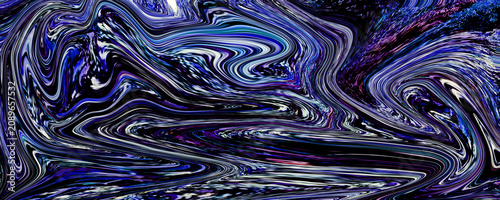 Tableau sur toile Abstract liquid marble texture background.