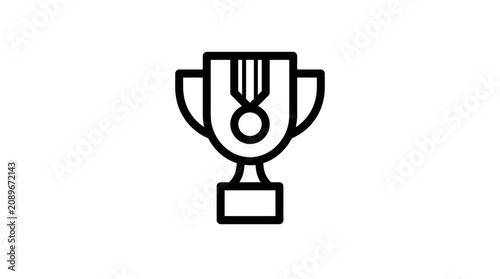 Foto Award ceremony presents a trophy with a medal