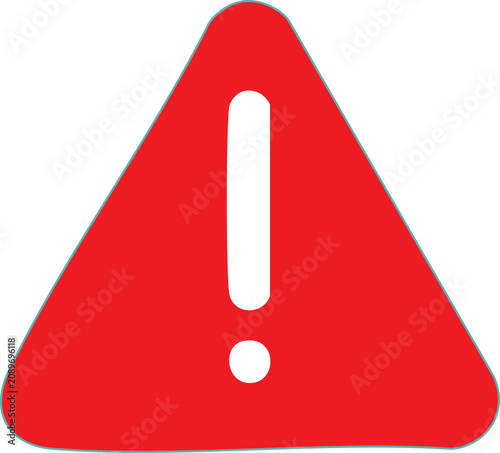 Red Warning Triangle with Exclamation Mark