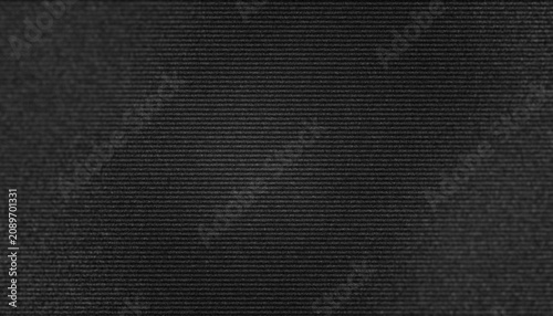 Cuadro en lienzo No Signal Screen: A static-filled, dark screen with horizontal lines signifies a loss of signal or a transmission error, creating a sense of suspense and mystery