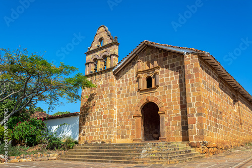 Capilla de Jesus in Barichara, Colombia, showcasing colonial architecture