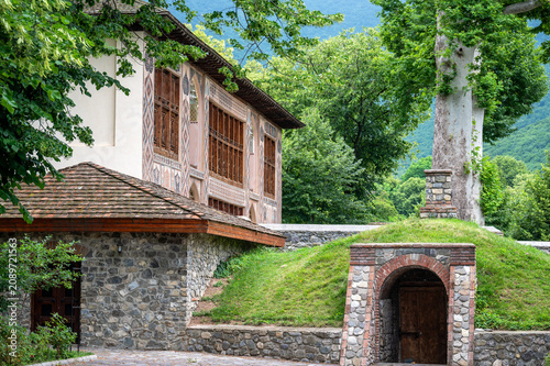 Palace of the Shaki Khans exterior in Sheki Azerbaijan