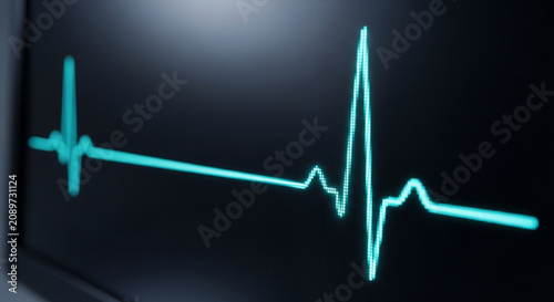 Ecg Heartbeat Monitor Screen