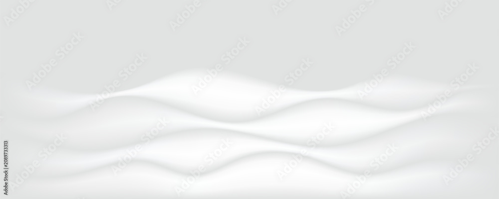 Obraz premium abstract white liquid wave background