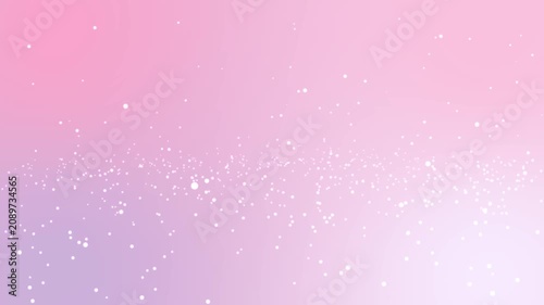 Elegant soft pink and purple gradient background featuring shimmering white bokeh particle lights and delicate floating magic dust dots for romantic or dreamy creative designs