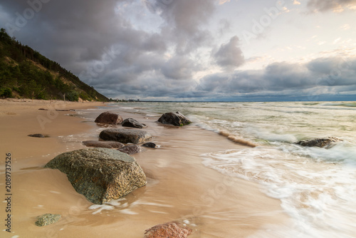 The landscape on the Baltic Sea.