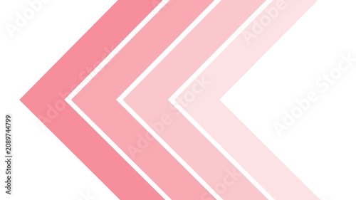 Arrow or waywiser banner with color transition .4k motion graphics video animation