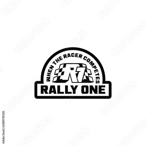 Rally One is a modern motorsport logo that symbolizes speed, passion, and victory. Its bold typography and checkered flag elements create a powerful identity for racing teams, automotive brands, and c