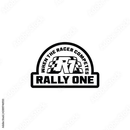 Rally One is a modern motorsport logo that symbolizes speed, passion, and victory. Its bold typography and checkered flag elements create a powerful identity for racing teams, automotive brands, and c