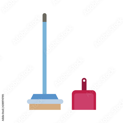 Home set vector illustration on a white background