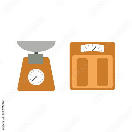 Home set vector illustration on a white background